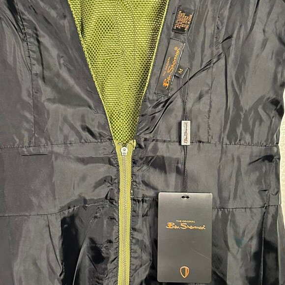 Ben Sherman Twill Weave Midi Bodycon Dress in Satin Green New with Tags - Picture 7 of 9